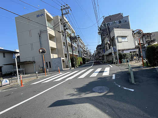 前面道路