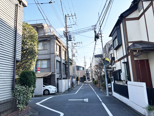 前面道路
