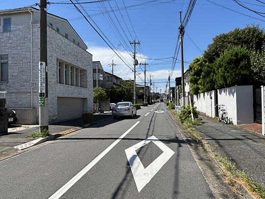 前面道路