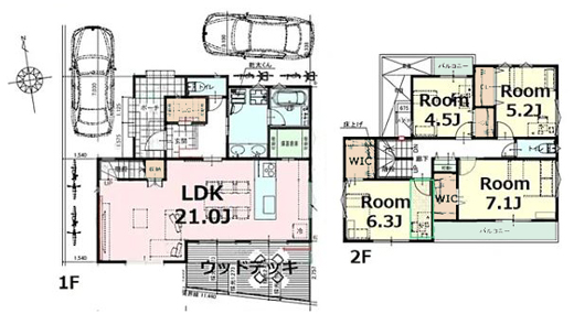 参考プラン(建物面積:115.82㎡・建物価格:2500万円(税込)