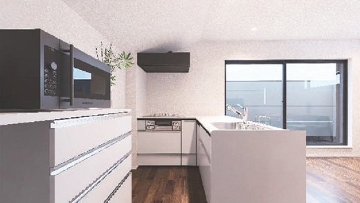 完成予想図(キッチン)