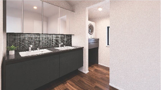 完成予想図(洗面室)