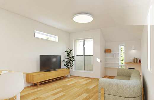 完成予想図(リビング)