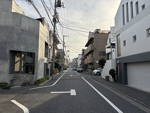 前面道路