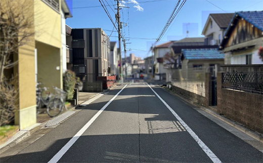 前面道路