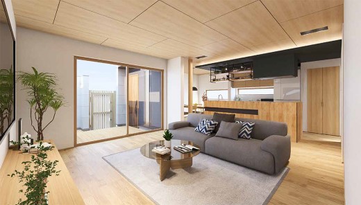 完成予想パース(LDK)