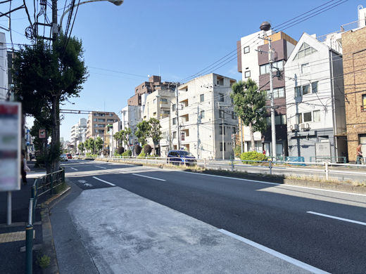 前面道路