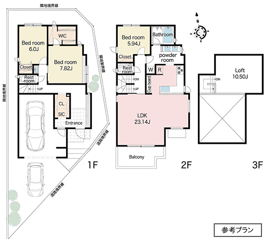 参考プラン(建物面積140.65㎡)