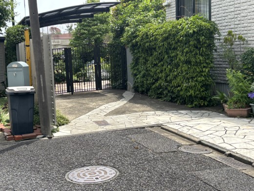 前面道路