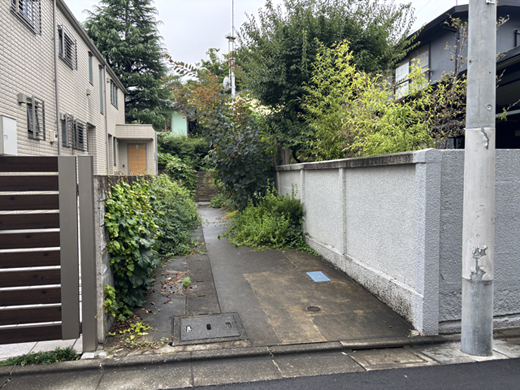 路地状部分