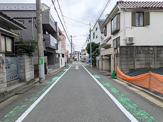 前面道路