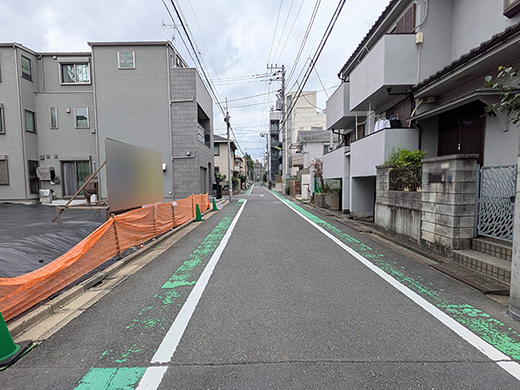前面道路