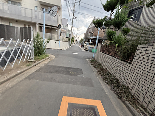 前面道路