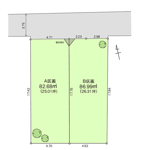 区画図