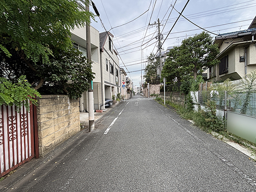 前面道路
