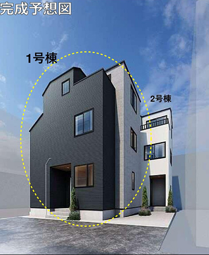 完成予想パース(外観)